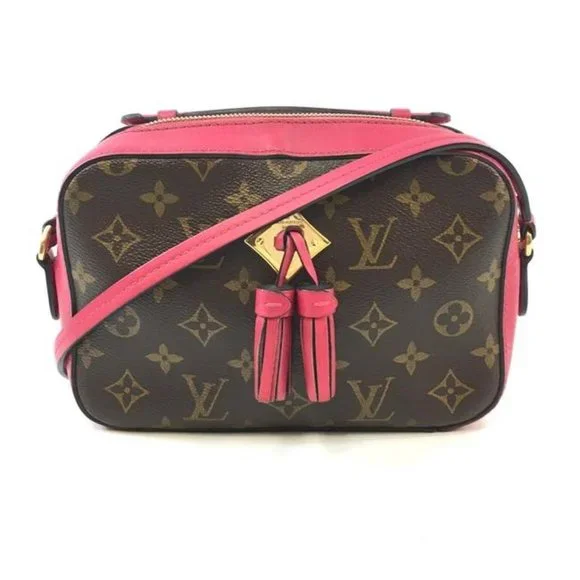 Louis Vuitton Saintonge Clutch #47424 Long Strap Zip Camera Calfskin - Picture 1 of 12